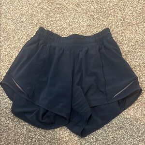 Lululemon Women's Navy Hotty Hot Shorts